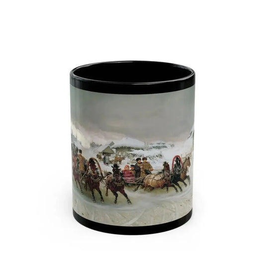 Pyotr Nikolayevich Gruzinsky (1837-1892) Maslenitsa - 1889 - Black Coffee Mug 11oz - Go Mug Yourself