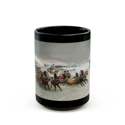 Pyotr Nikolayevich Gruzinsky (1837-1892) Maslenitsa - 1889 - Black Coffee Mug 15oz - Go Mug Yourself