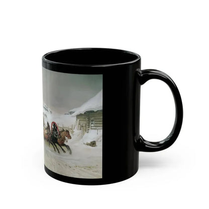 Pyotr Nikolayevich Gruzinsky (1837-1892) Maslenitsa - 1889 - Black Coffee Mug - Go Mug Yourself
