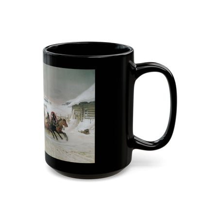 Pyotr Nikolayevich Gruzinsky (1837-1892) Maslenitsa - 1889 - Black Coffee Mug-Go Mug Yourself