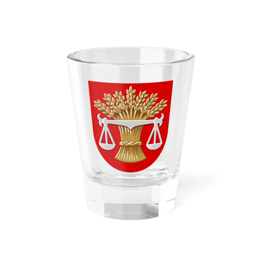 Pöytyän vaakuna (Finland) (Coat of Arms) Shot Glass 1.5oz 1.5oz - Go Mug Yourself