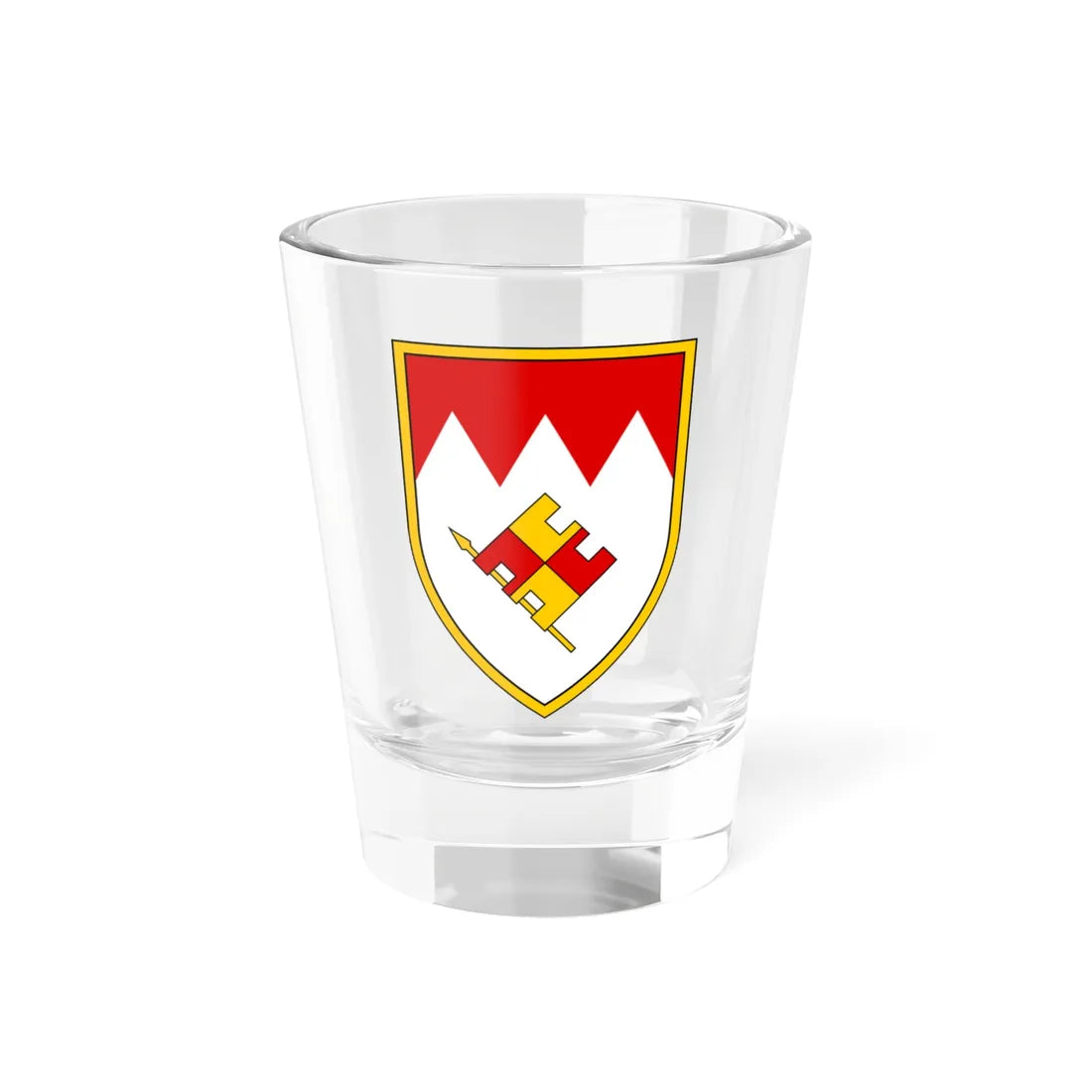 PzBrig 36 (Germany) (Coat of Arms) Shot Glass 1.5oz 1.5oz - Go Mug Yourself