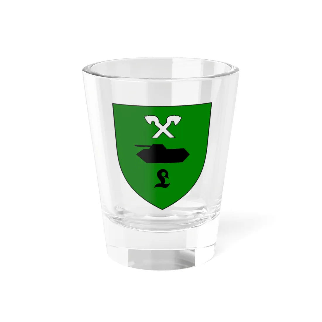 PzGrenLehrBtl 92 (Germany) (Coat of Arms) Shot Glass 1.5oz 1.5oz - Go Mug Yourself