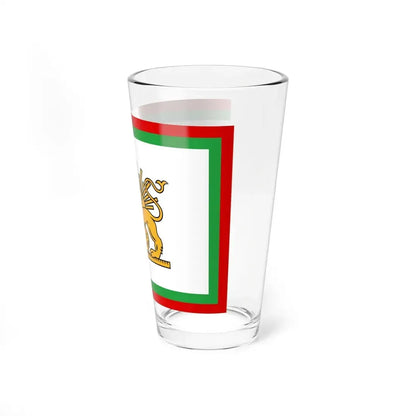Qajar Naval Ensign (Iran) Pint Glass 16oz - Go Mug Yourself