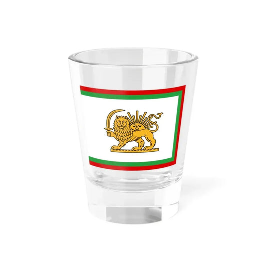 Qajar Naval Ensign (Iran) Shot Glass 1.5oz 1.5oz - Go Mug Yourself