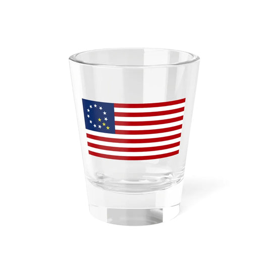 QAnon USA Flag (United States) Shot Glass 1.5oz 1.5oz - Go Mug Yourself