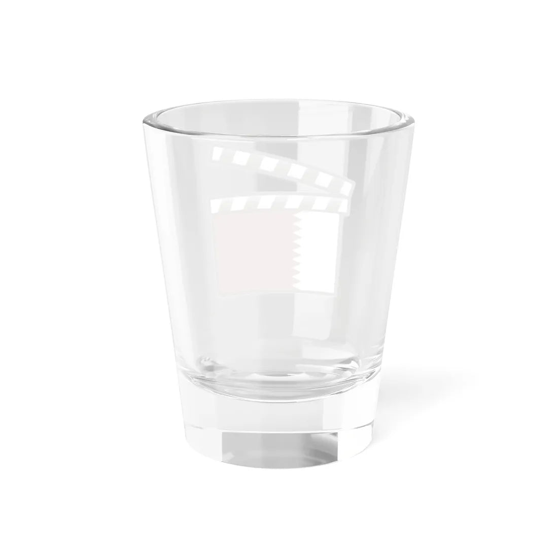 Qatar film clapperboard (Qatar) Shot Glass 1.5oz - Go Mug Yourself