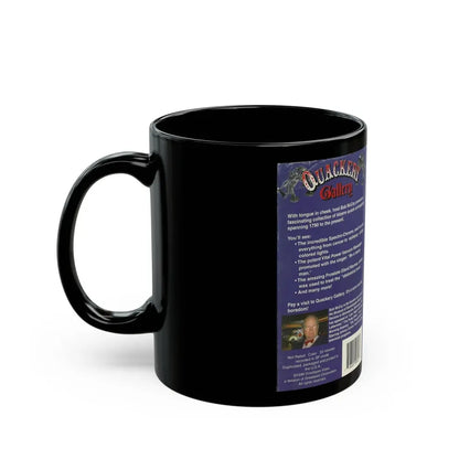 QUACKERY GALLERY HOSTED BY BOB MCCOY (VHS COVER) - Black Coffee Mug - Go Mug Yourself