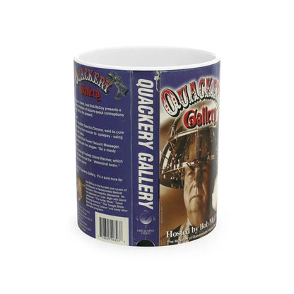 QUACKERY GALLERY HOSTED BY BOB MCCOY (VHS COVER) - White Coffee Mug 11oz - Go Mug Yourself