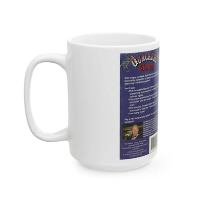 QUACKERY GALLERY HOSTED BY BOB MCCOY (VHS COVER) - White Coffee Mug - Go Mug Yourself