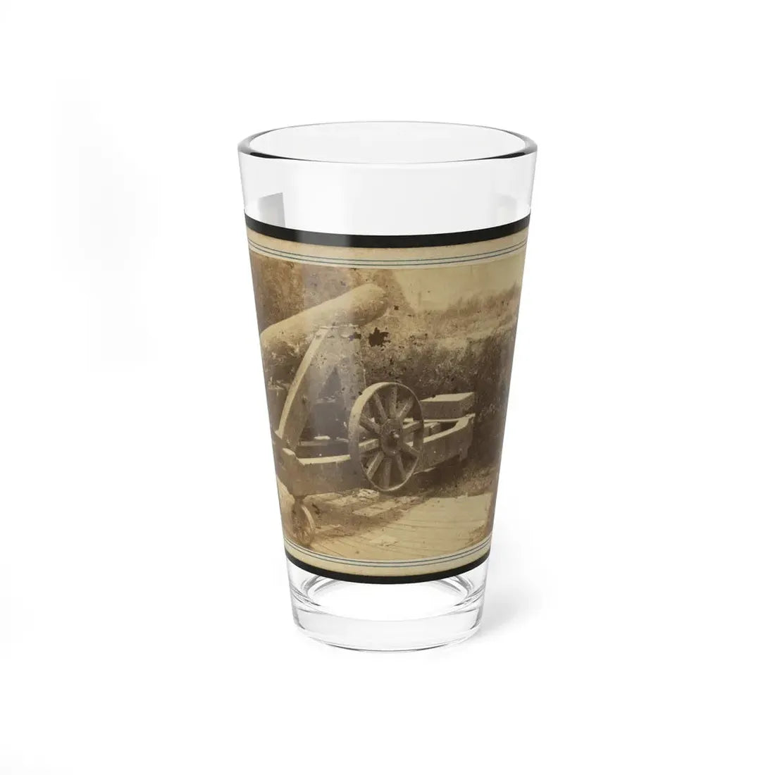 Quaker Gun Mounted On Bluff Of Port Hudson, La. (U.S. Civil War) Pint Glass 16oz 16oz - Go Mug Yourself