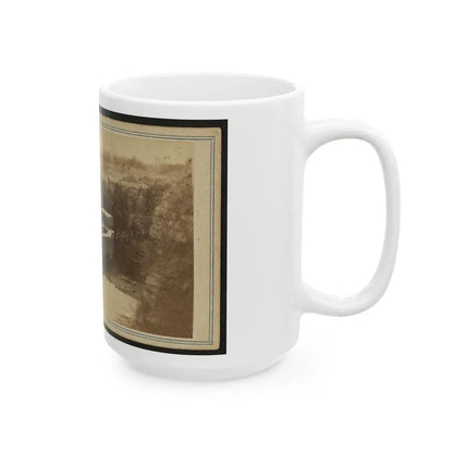 Quaker Gun Mounted On Bluff Of Port Hudson, La. (U.S. Civil War) White Coffee Mug - Go Mug Yourself
