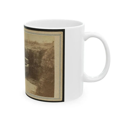 Quaker Gun Mounted On Bluff Of Port Hudson, La. (U.S. Civil War) White Coffee Mug - Go Mug Yourself