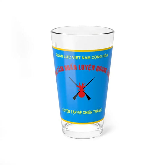 Quang Trung National Training Center Flag (Vietnam) Pint Glass 16oz 16oz - Go Mug Yourself