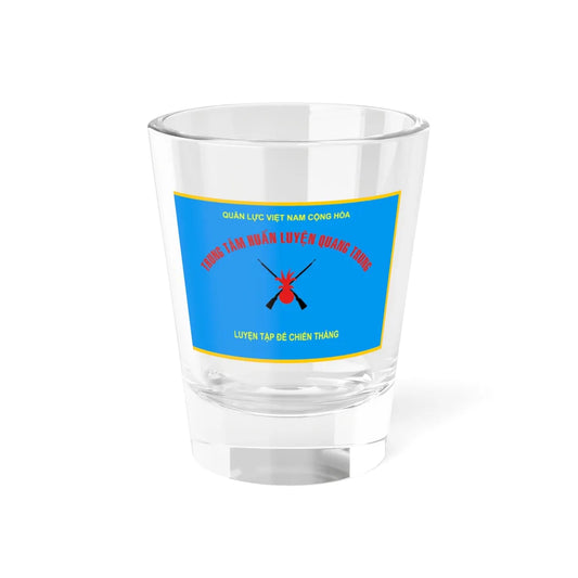Quang Trung National Training Center Flag (Vietnam) Shot Glass 1.5oz 1.5oz - Go Mug Yourself