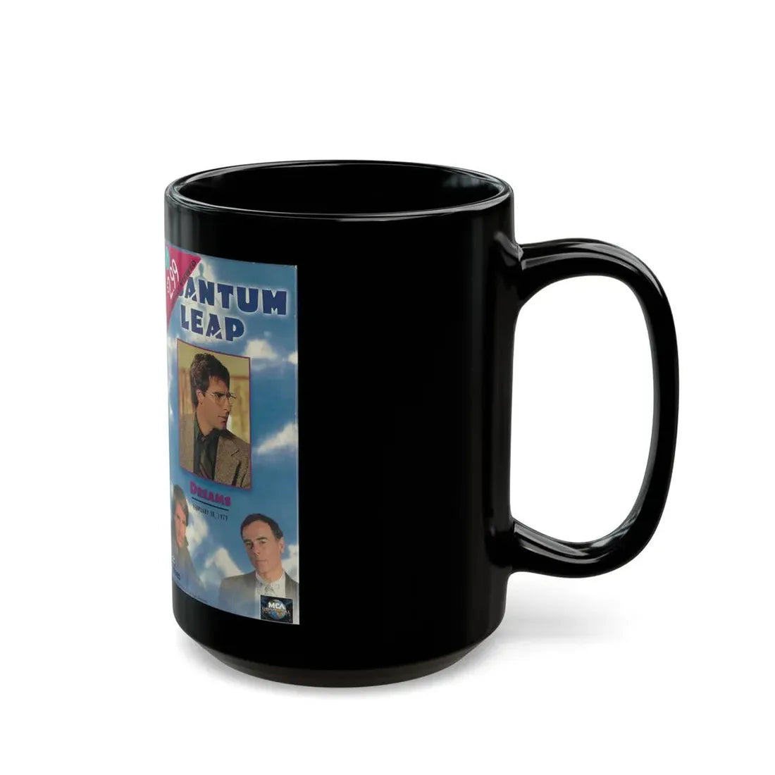 QUANTUM LEAP DREAMS (VHS COVER) - Black Coffee Mug - Go Mug Yourself