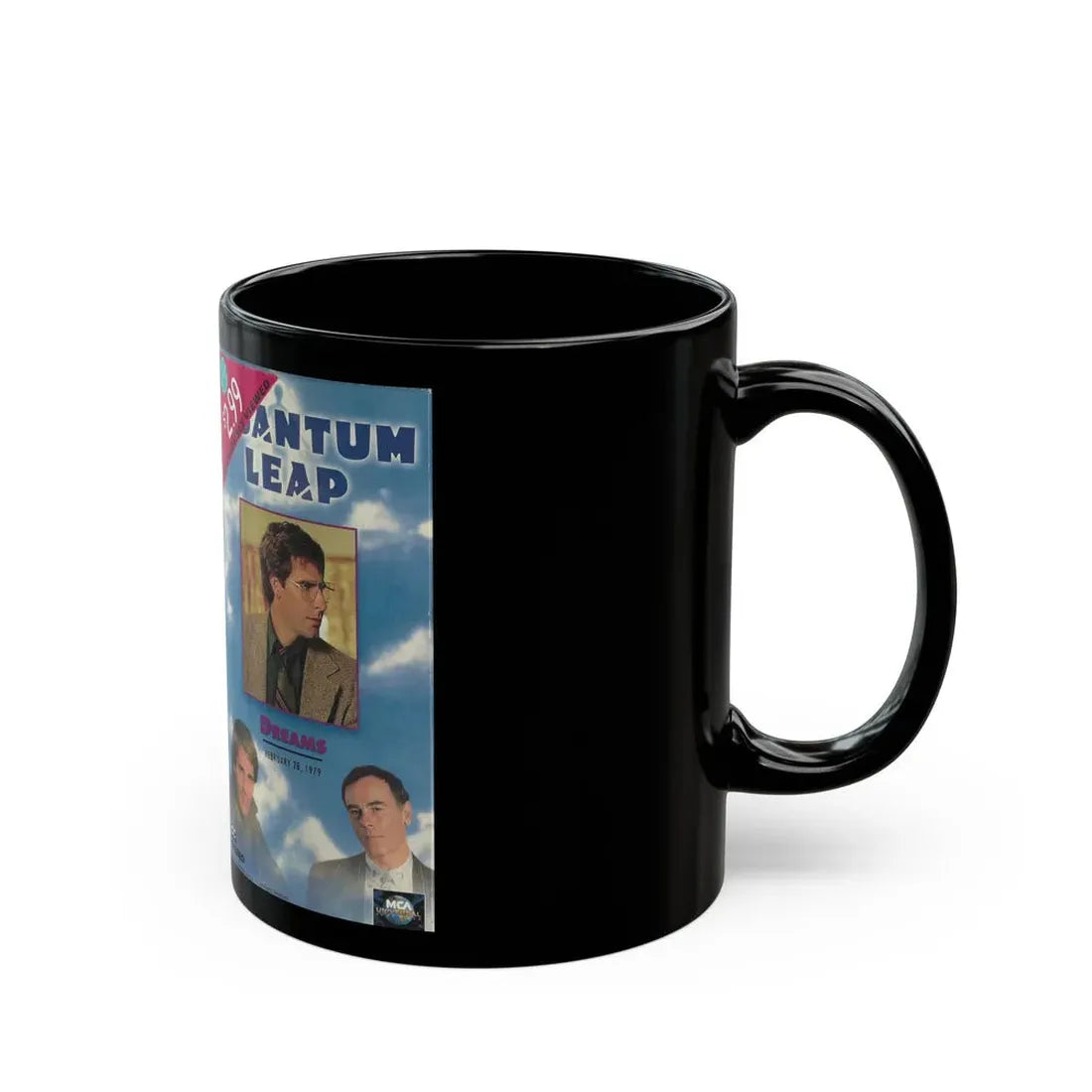 QUANTUM LEAP DREAMS (VHS COVER) - Black Coffee Mug - Go Mug Yourself