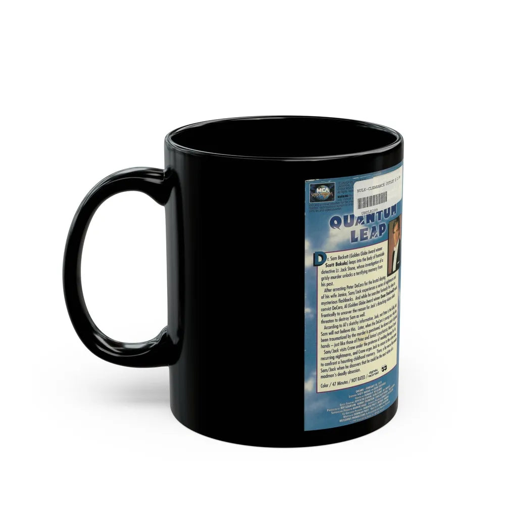 QUANTUM LEAP DREAMS (VHS COVER) - Black Coffee Mug-Go Mug Yourself