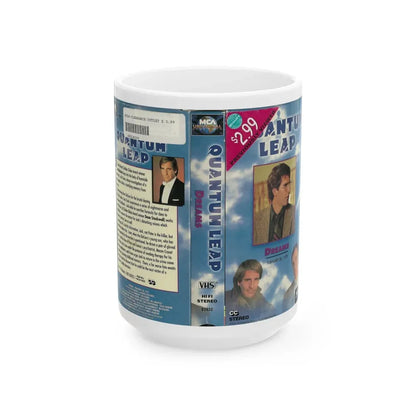 QUANTUM LEAP DREAMS (VHS COVER) - White Coffee Mug 15oz - Go Mug Yourself