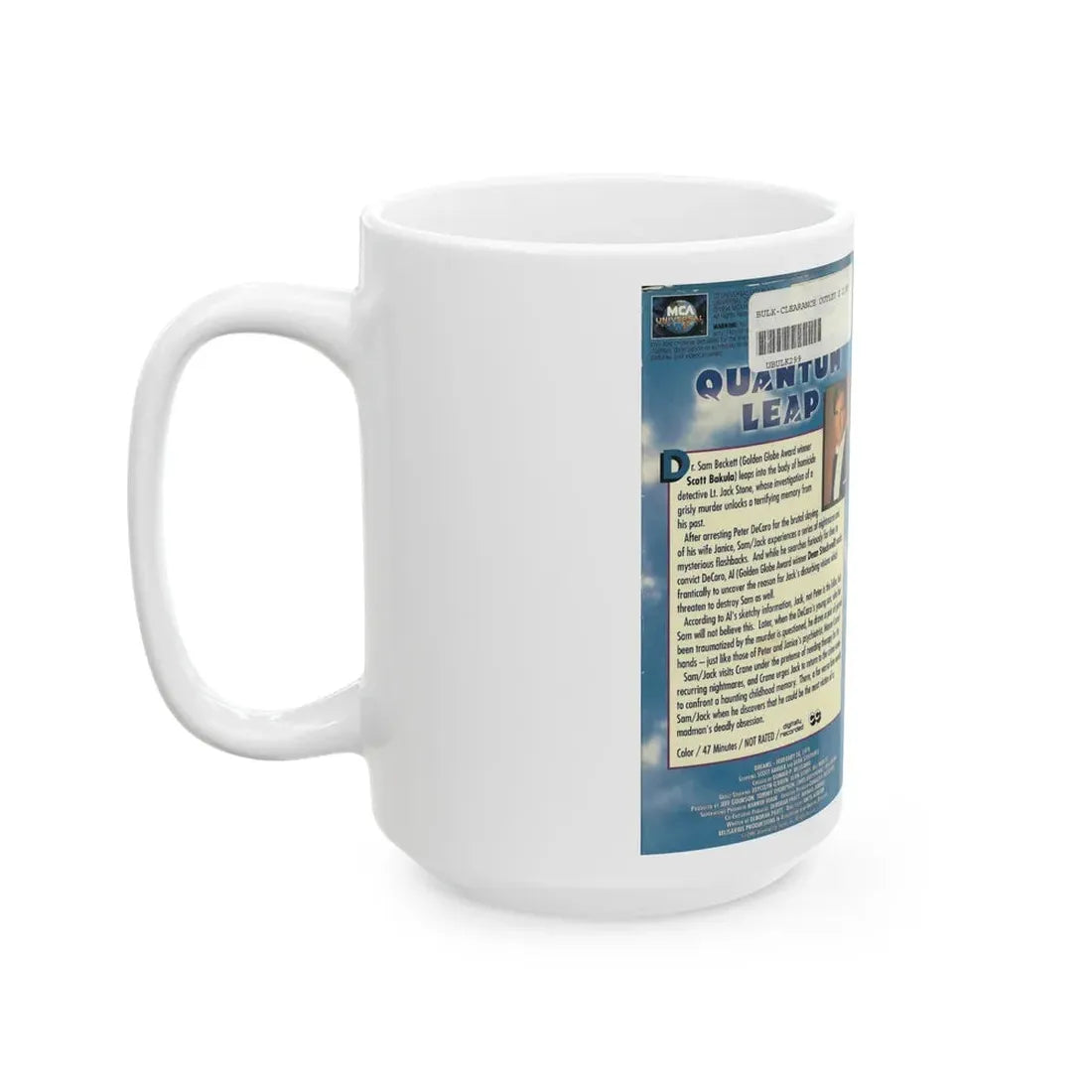 QUANTUM LEAP DREAMS (VHS COVER) - White Coffee Mug - Go Mug Yourself