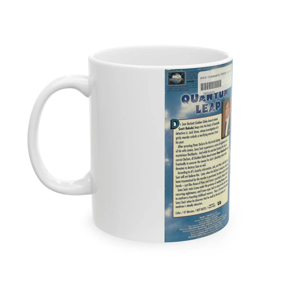 QUANTUM LEAP DREAMS (VHS COVER) - White Coffee Mug-Go Mug Yourself