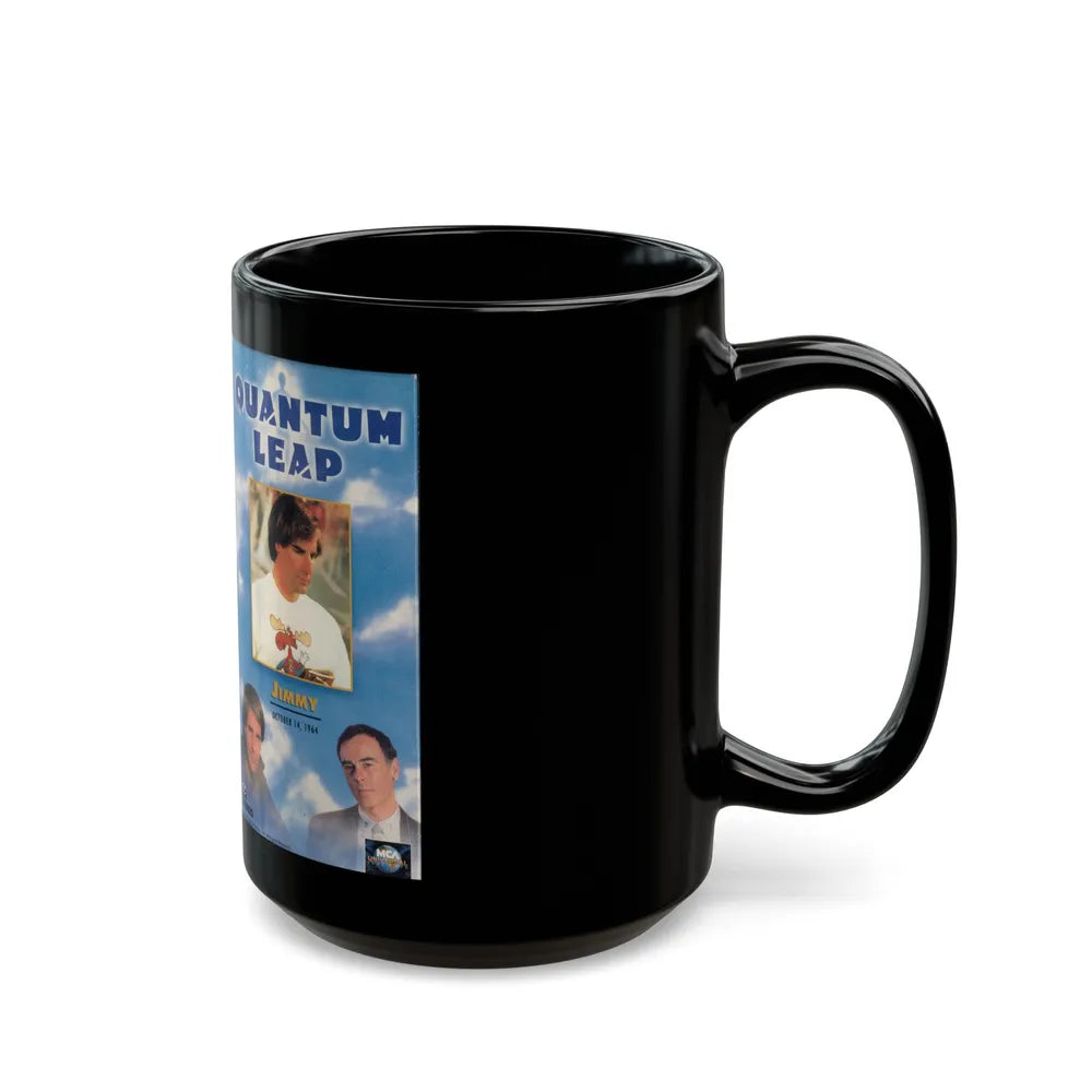 QUANTUM LEAP JIMMY (VHS COVER) - Black Coffee Mug-Go Mug Yourself