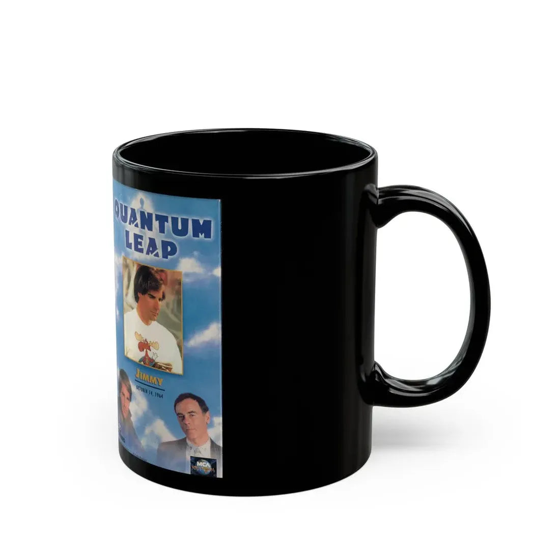QUANTUM LEAP JIMMY (VHS COVER) - Black Coffee Mug - Go Mug Yourself