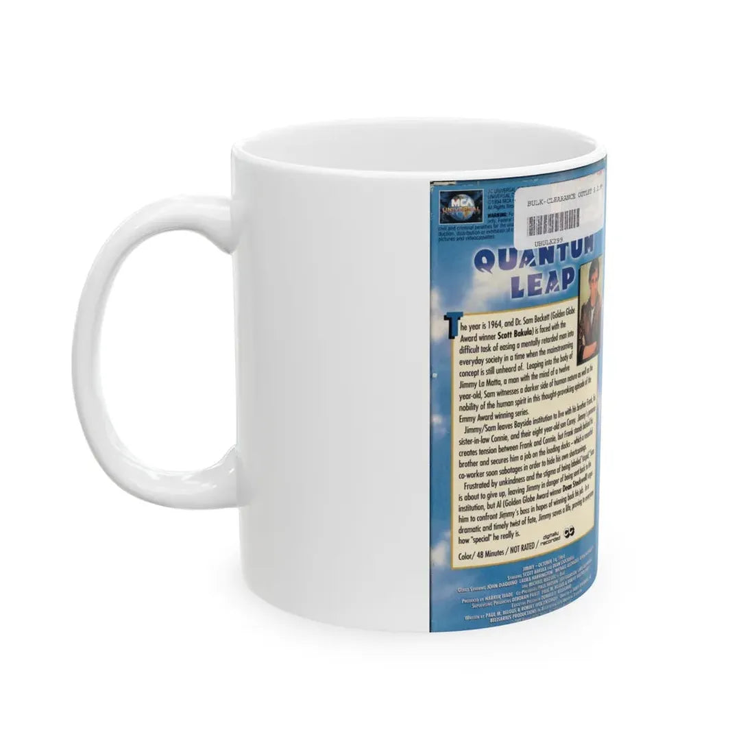 QUANTUM LEAP JIMMY (VHS COVER) - White Coffee Mug - Go Mug Yourself