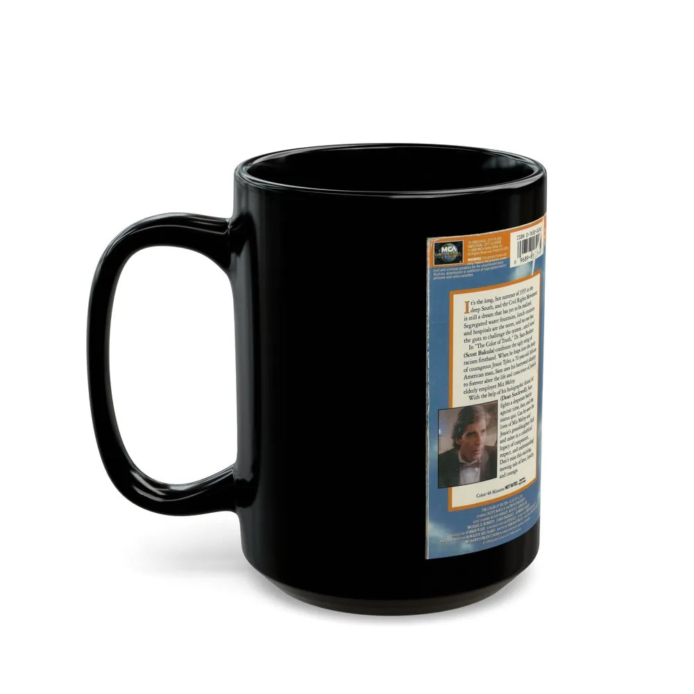 QUANTUM LEAP THE COLOR OF TRUTH (VHS COVER) - Black Coffee Mug-Go Mug Yourself