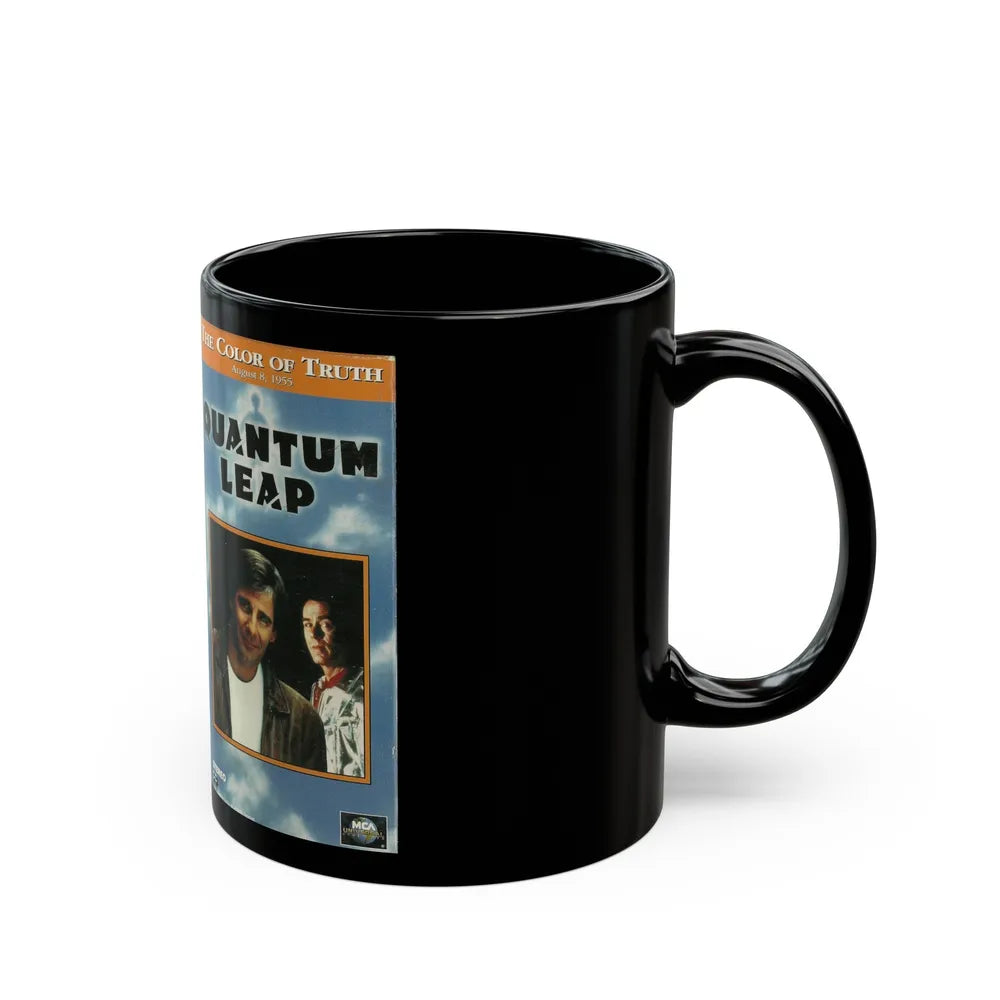 QUANTUM LEAP THE COLOR OF TRUTH (VHS COVER) - Black Coffee Mug-Go Mug Yourself