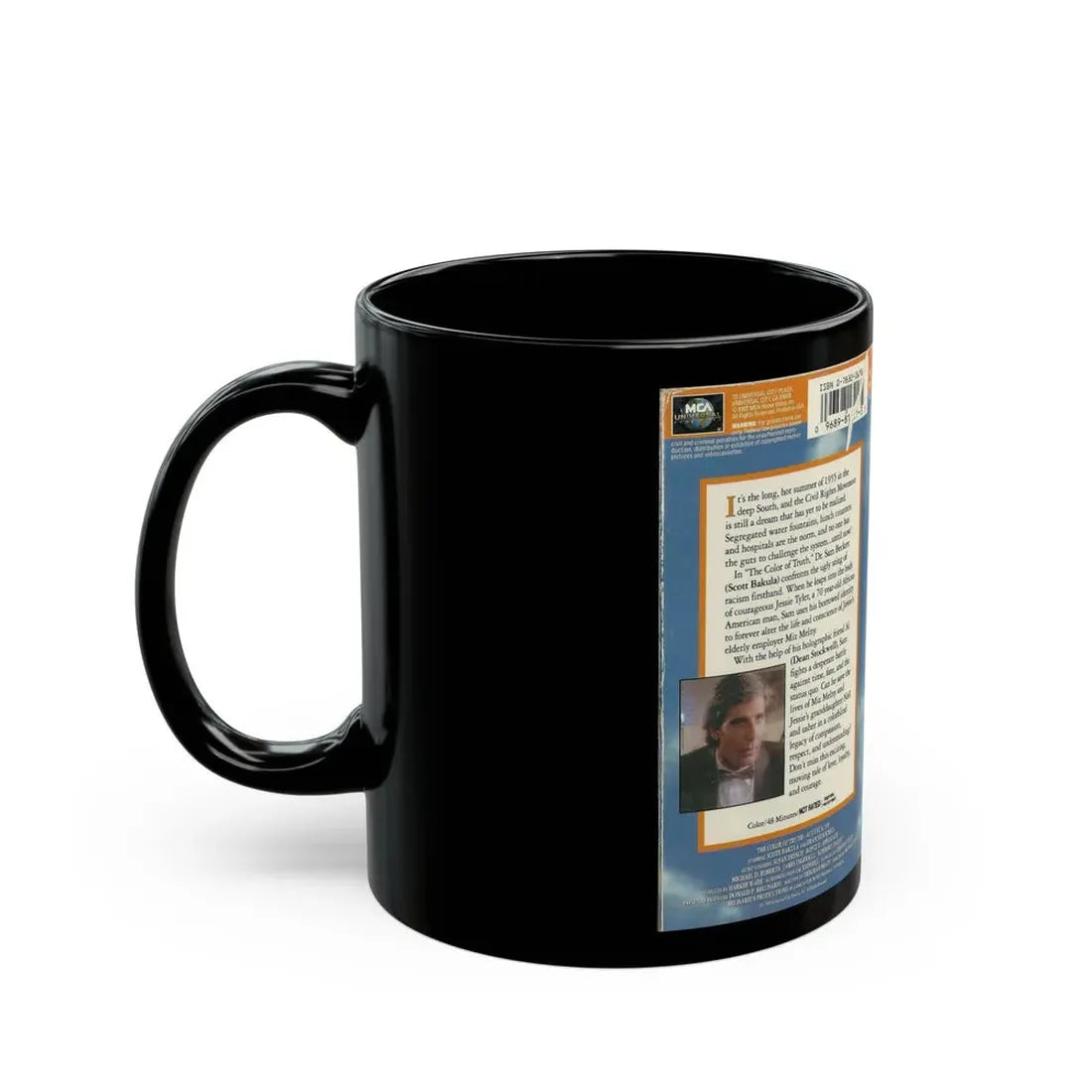 QUANTUM LEAP THE COLOR OF TRUTH (VHS COVER) - Black Coffee Mug - Go Mug Yourself