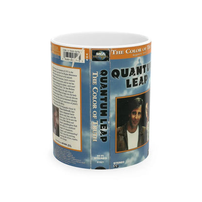 QUANTUM LEAP THE COLOR OF TRUTH (VHS COVER) - White Coffee Mug-11oz-Go Mug Yourself