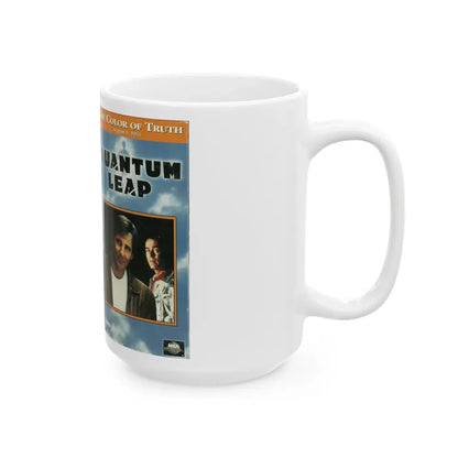 QUANTUM LEAP THE COLOR OF TRUTH (VHS COVER) - White Coffee Mug - Go Mug Yourself