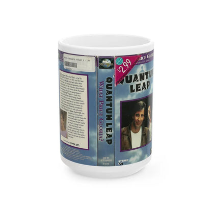 QUANTUM LEAP WHAT PRICE GLORIA (VHS COVER) - White Coffee Mug-15oz-Go Mug Yourself