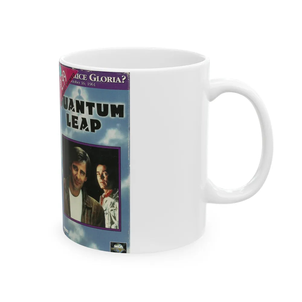 QUANTUM LEAP WHAT PRICE GLORIA (VHS COVER) - White Coffee Mug-Go Mug Yourself