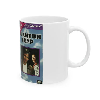 QUANTUM LEAP WHAT PRICE GLORIA (VHS COVER) - White Coffee Mug - Go Mug Yourself