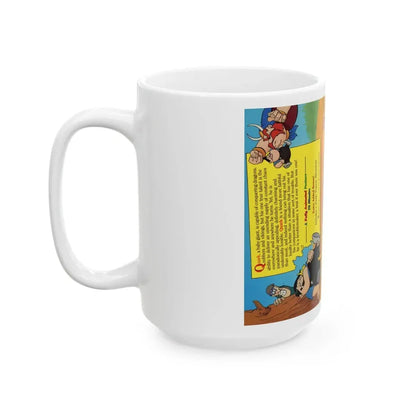 QUARK THE DRAGON SLAYER (VHS COVER) - White Coffee Mug - Go Mug Yourself