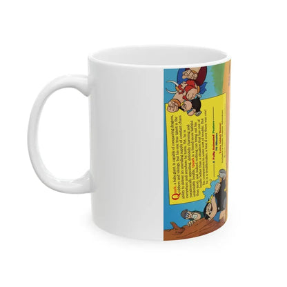 QUARK THE DRAGON SLAYER (VHS COVER) - White Coffee Mug - Go Mug Yourself