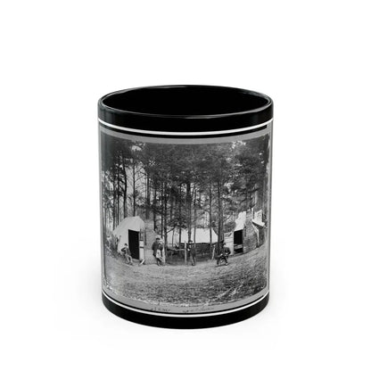 Quarters Of Capt. Harry Clinton, Qt. Mst. Of Provost Marshal Dept., Brandy Station, Virginia (U.S. Civil War) Black Coffee Mug 11oz - Go Mug Yourself