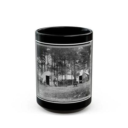 Quarters Of Capt. Harry Clinton, Qt. Mst. Of Provost Marshal Dept., Brandy Station, Virginia (U.S. Civil War) Black Coffee Mug 15oz - Go Mug Yourself