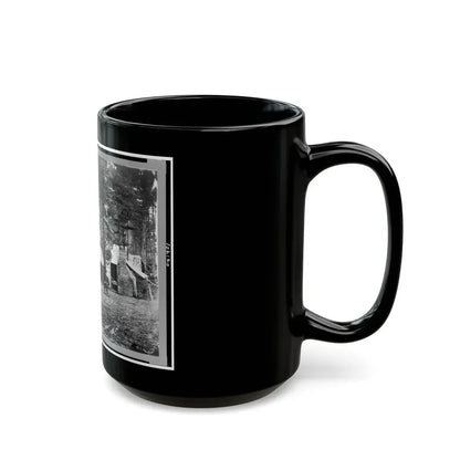 Quarters Of Capt. Harry Clinton, Qt. Mst. Of Provost Marshal Dept., Brandy Station, Virginia (U.S. Civil War) Black Coffee Mug - Go Mug Yourself