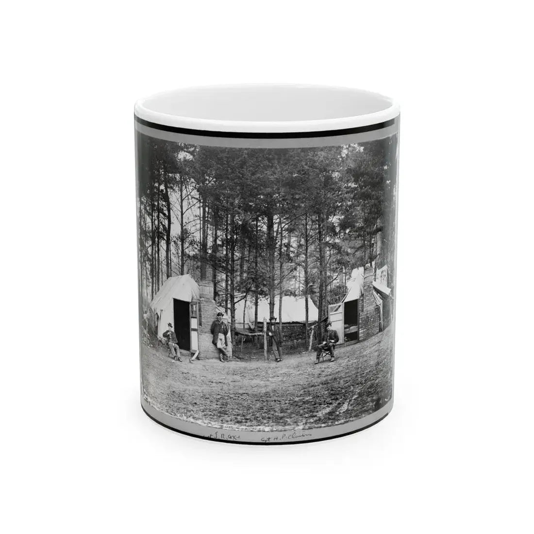 Quarters Of Capt. Harry Clinton, Qt. Mst. Of Provost Marshal Dept., Brandy Station, Virginia (U.S. Civil War) White Coffee Mug 11oz - Go Mug Yourself