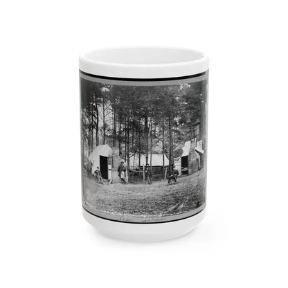 Quarters Of Capt. Harry Clinton, Qt. Mst. Of Provost Marshal Dept., Brandy Station, Virginia (U.S. Civil War) White Coffee Mug 15oz - Go Mug Yourself
