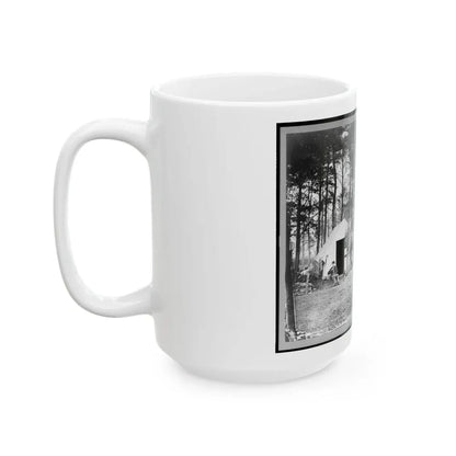 Quarters Of Capt. Harry Clinton, Qt. Mst. Of Provost Marshal Dept., Brandy Station, Virginia (U.S. Civil War) White Coffee Mug - Go Mug Yourself