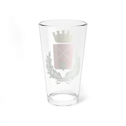 Quartu SantElena-Stemma (Italy) (Coat of Arms) Pint Glass 16oz - Go Mug Yourself