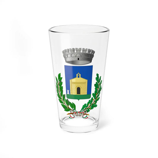 Quartucciu-Stemma (Italy) (Coat of Arms) Pint Glass 16oz 16oz - Go Mug Yourself