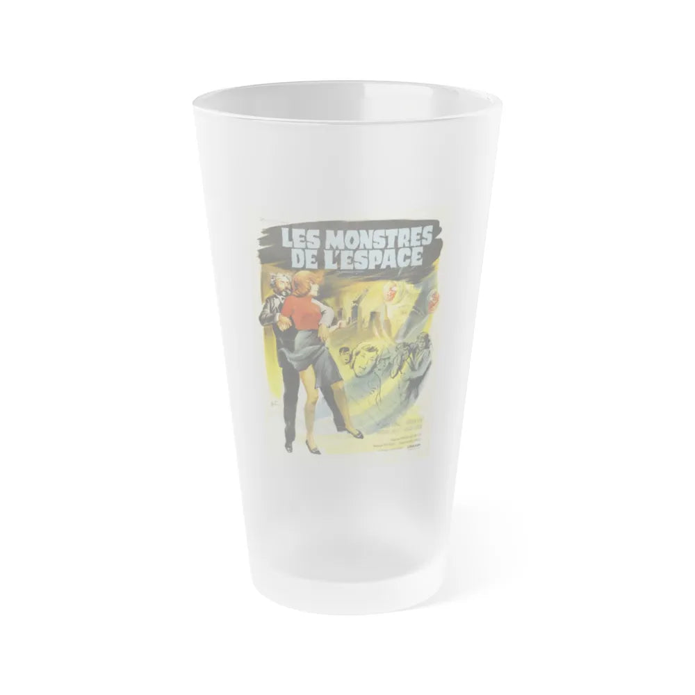 QUATERMASS AND THE PIT (FRENCH) 1967 Movie Poster - Frosted Pint Glass 16oz-Go Mug Yourself