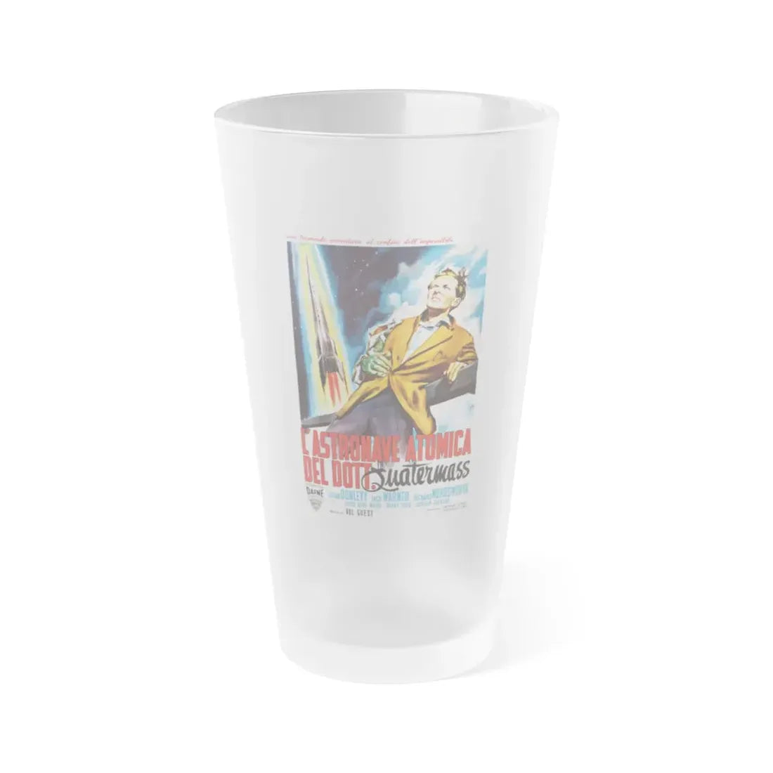 QUATERMASS AND THE PIT (ITALIAN) 1967 Movie Poster - Frosted Pint Glass 16oz Default Title - Go Mug Yourself