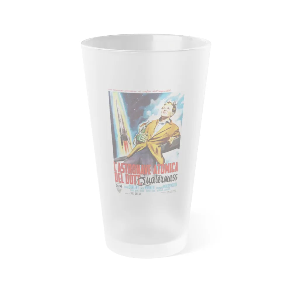 QUATERMASS AND THE PIT (ITALIAN) 1967 Movie Poster - Frosted Pint Glass 16oz-Go Mug Yourself