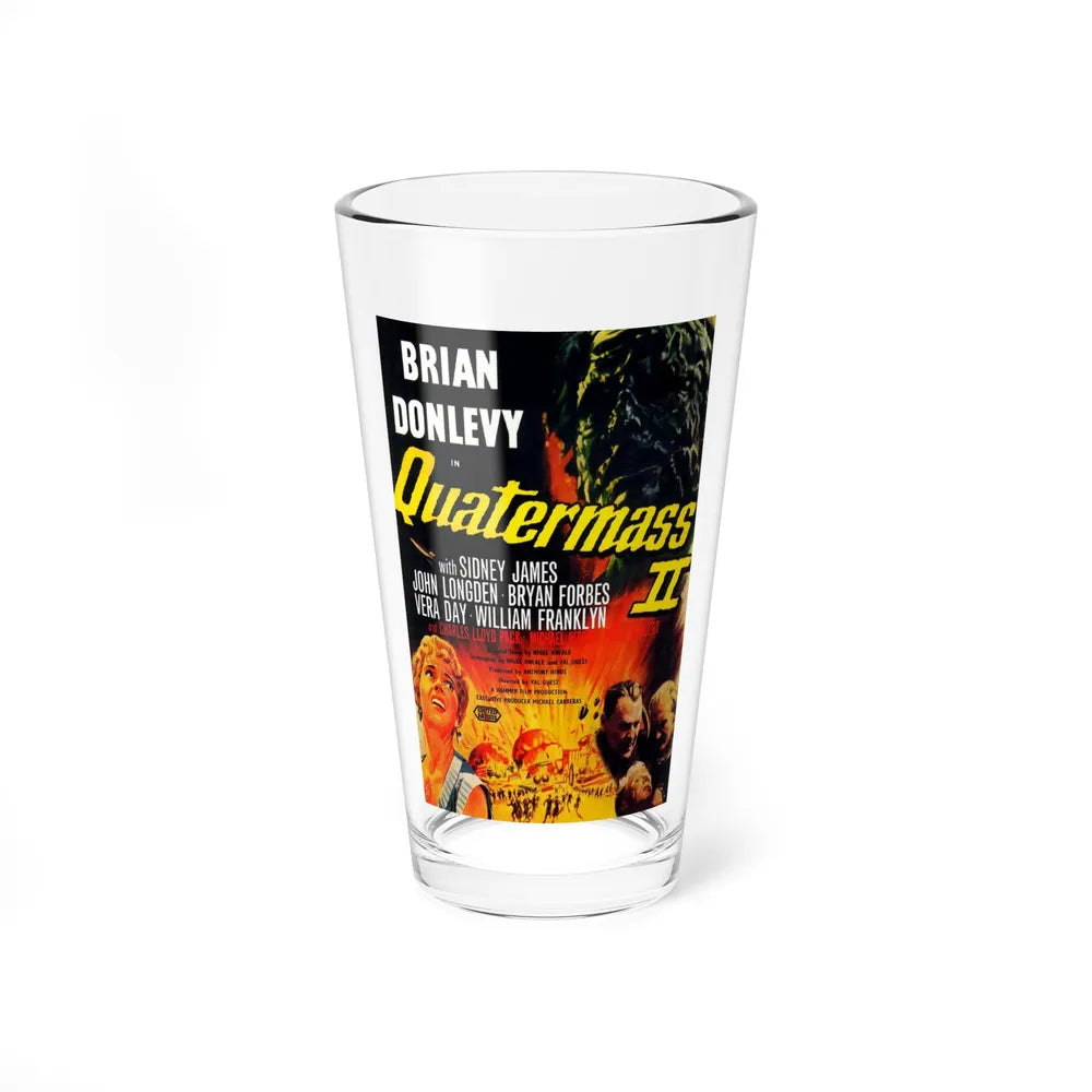 QUATERMASS II 1957 Movie Poster - Pint Glass 16oz-16oz-Go Mug Yourself